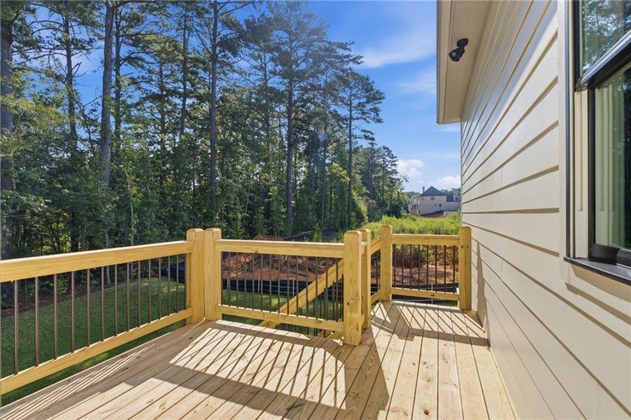 Exterior details and patio area of a home in , Marietta (Image 4). Exterior details and patio area of a home in , Marietta (Image 4).