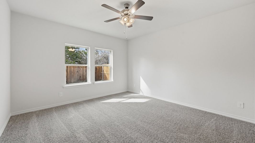 Representative unfurnished interior of a home built from the Jackson by D.R. Horton in Silverado, Aubrey (Image 10).