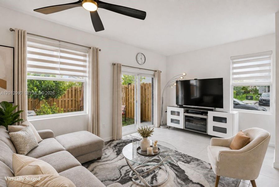 Furnished interior view inside a new home in , Homestead (Image 11). Furnished interior view inside a new home in , Homestead (Image 11).