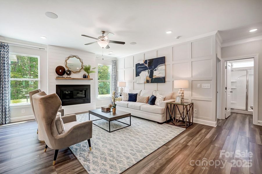 Furnished interior view inside a new home in Grier Meadows, Charlotte (Image 29).