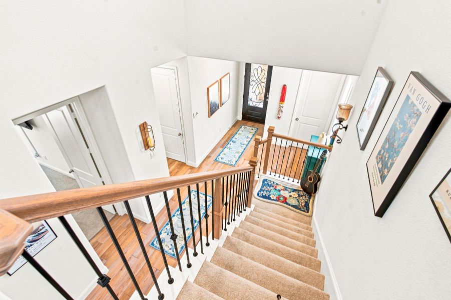 Furnished interior view inside a new home in Sienna 40', Missouri City (Image 22).