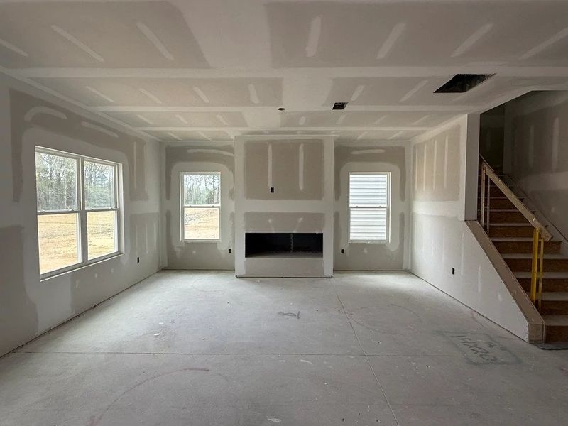 In-progress construction of a new home in The Point, Rolesville, NC (Image 9).