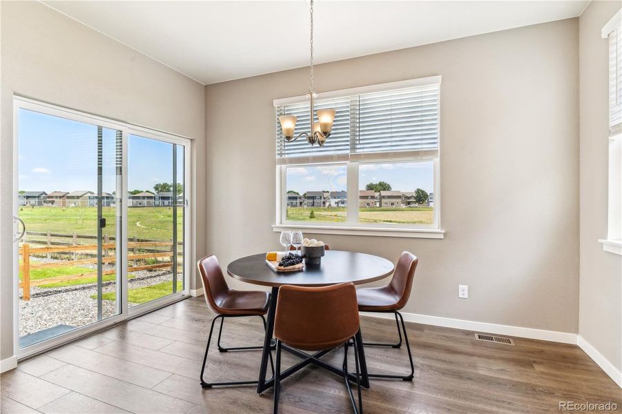 Furnished interior view inside a new home in Ridge at Johnstown, Johnstown (Image 11).