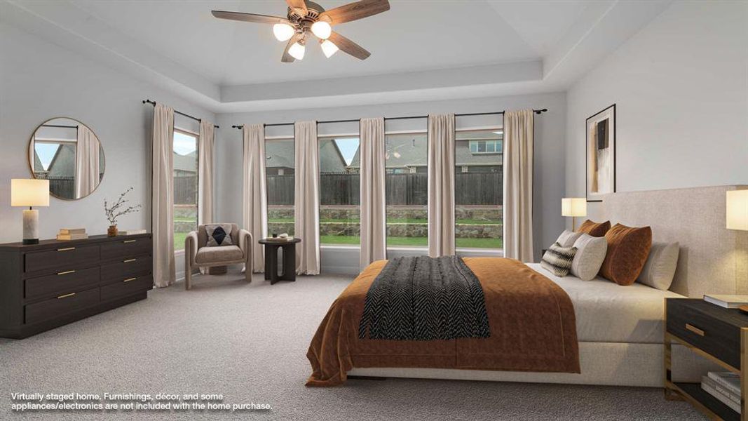 Furnished interior view inside a new home in Somerset Park 80', Rockwall (Image 7). Furnished interior view inside a new home in Somerset Park 80', Rockwall (Image 7).