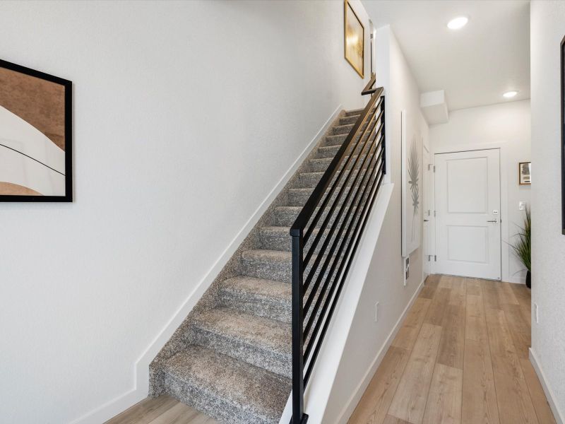 Spacious, unfurnished interior of a new home in The Commons at Victory Ridge, Colorado Springs (Image 12).