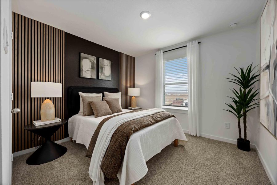 Furnished interior view inside a new home in Pinehaven, Houston (Image 26). Furnished interior view inside a new home in Pinehaven, Houston (Image 26).