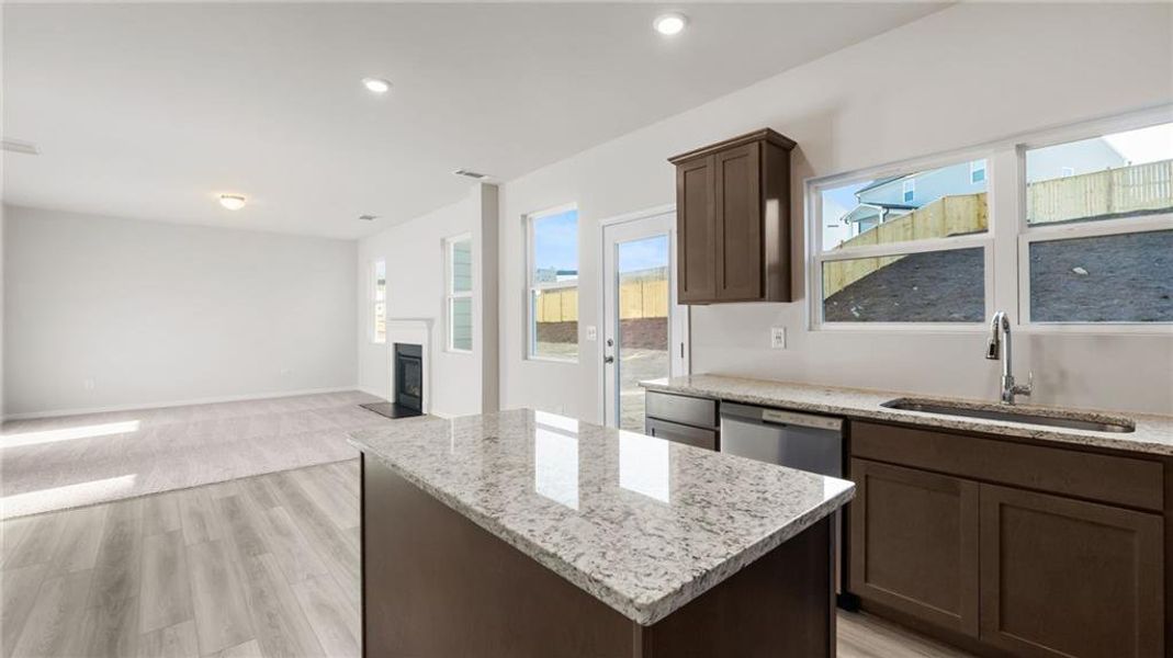 Furnished interior view inside a new home in The Reserve at Willow Oaks, Canton (Image 3).