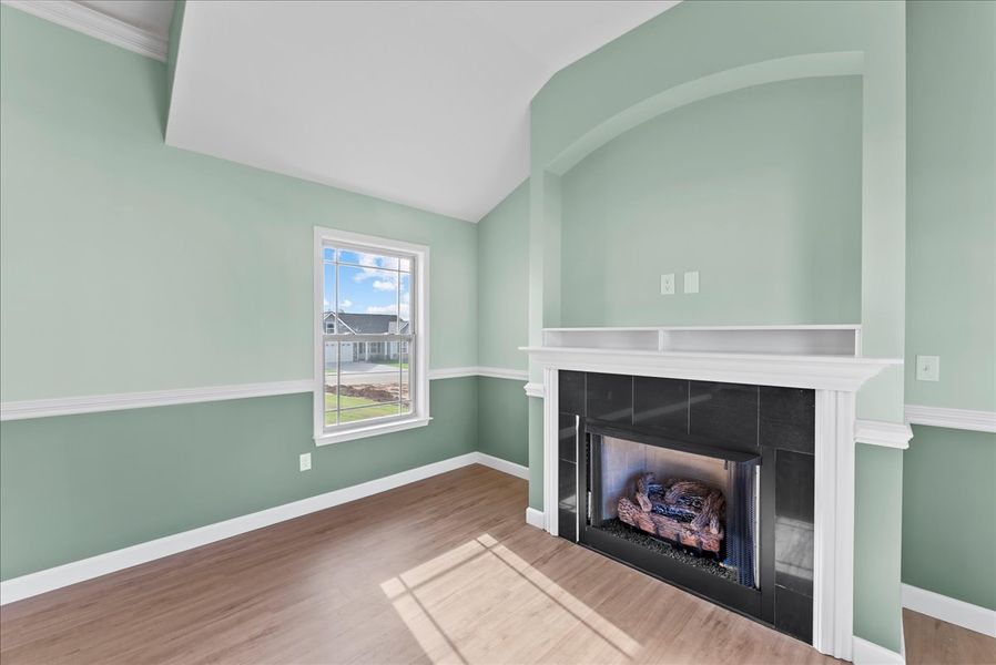 Representative unfurnished interior of a home built from the Rozlynn by Enchanted Homes in Guadalupe Heights, Seguin (Image 30).