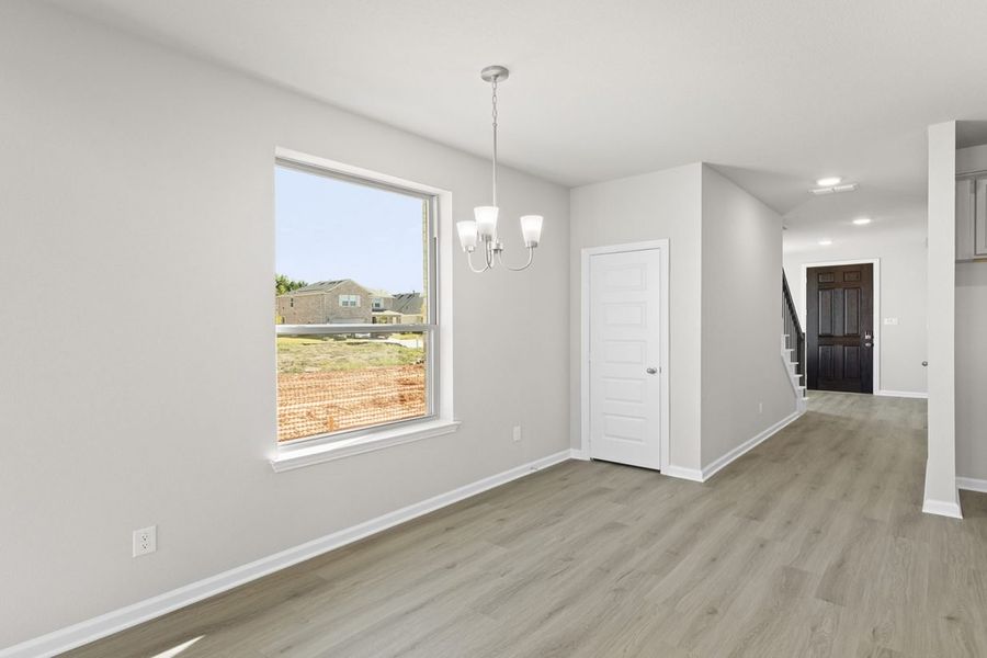 Representative unfurnished interior of a home built from the Cedar Sorella 40s by Brohn Homes in Sorella, Tomball (Image 15).