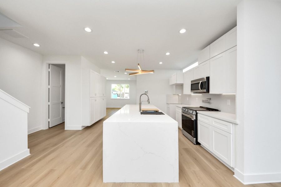 Furnished interior view inside a new home in , Houston (Image 4). Furnished interior view inside a new home in , Houston (Image 4).