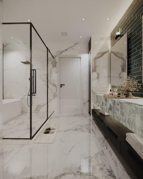 Furnished interior view inside a new home in , Houston (Image 17).