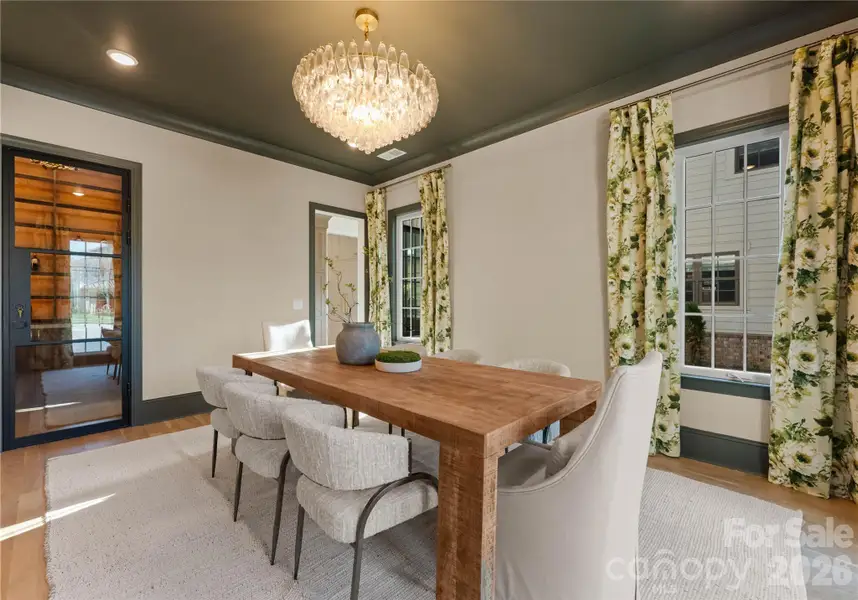 Furnished interior view inside a new home in , Charlotte (Image 6).