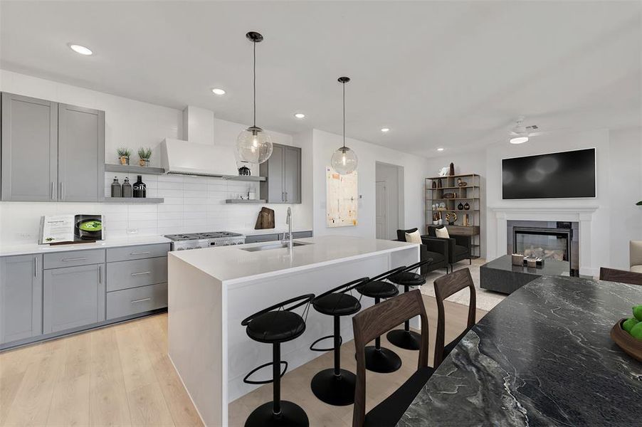 Furnished interior view inside a new home in Heritage Ranch, Sherman (Image 9). Furnished interior view inside a new home in Heritage Ranch, Sherman (Image 9).