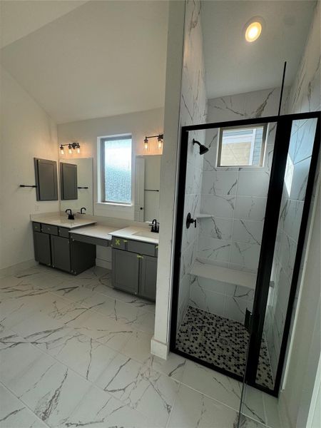 Walk-in Shower in Primary Bath