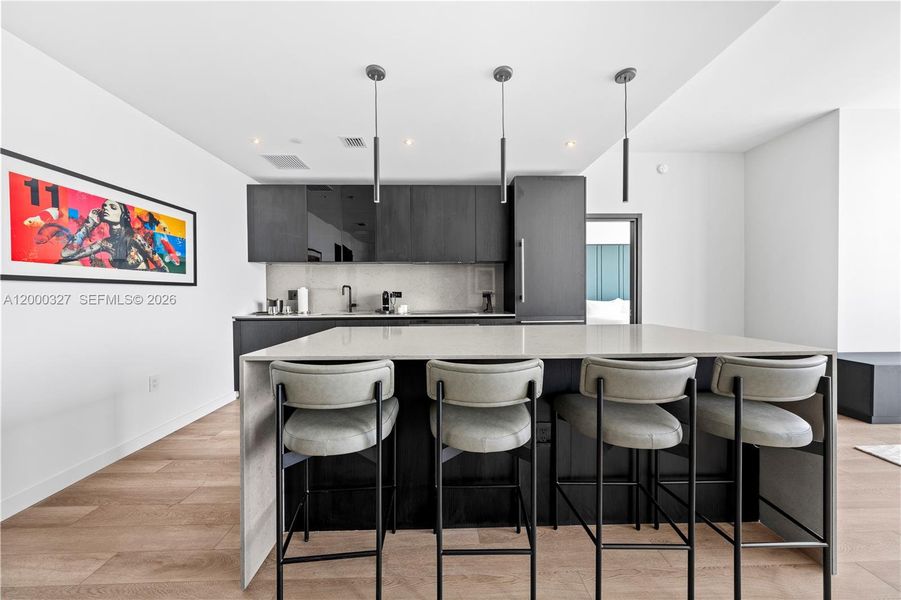 Furnished interior view inside a new home in , Miami (Image 13).