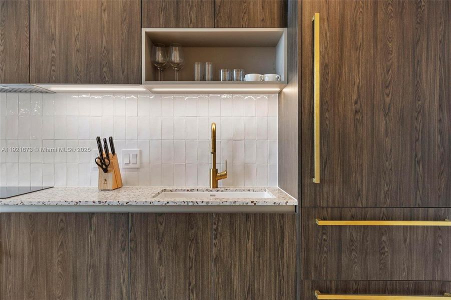 Close-up of interior finishes inside a home in , Miami (Image 11).