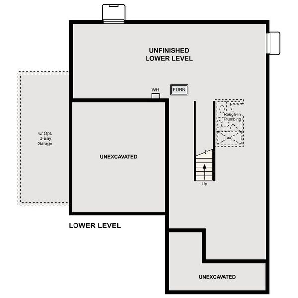 2D floor plan layout of this home in The Aurora Highlands, Aurora, CO (Image 6).