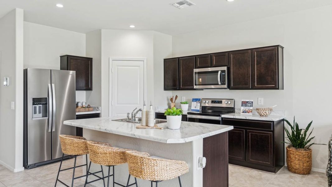 Furnished interior view inside a new home in Heartland Ranch, Coolidge (Image 8).