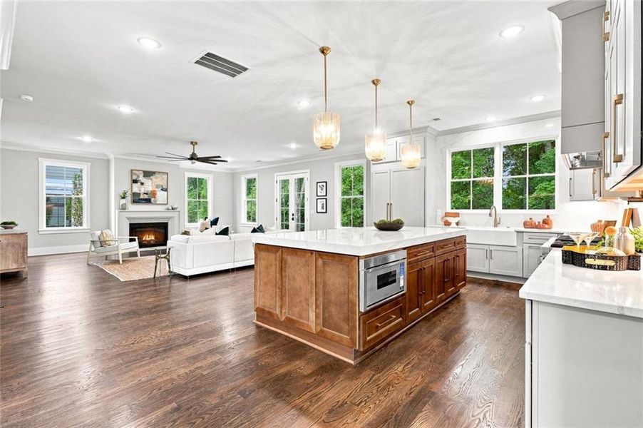 Furnished interior view inside a new home in , Alpharetta (Image 8).