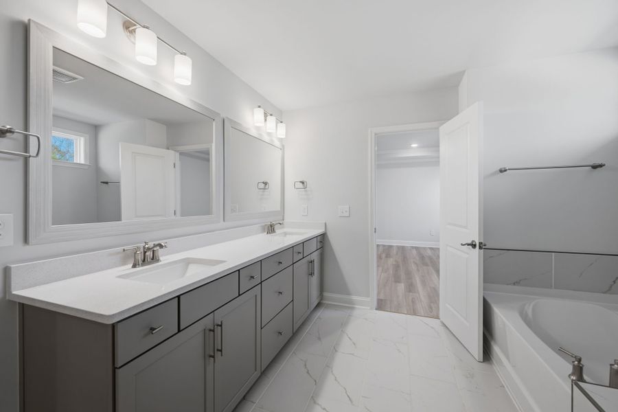 Furnished interior view inside a new home in Carriage Estates, Lexington (Image 15).