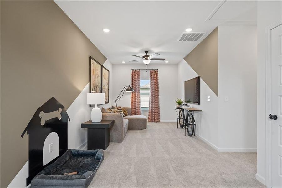 Furnished interior view inside a new home in Chestnut Creek Crossing, Collegedale (Image 26).