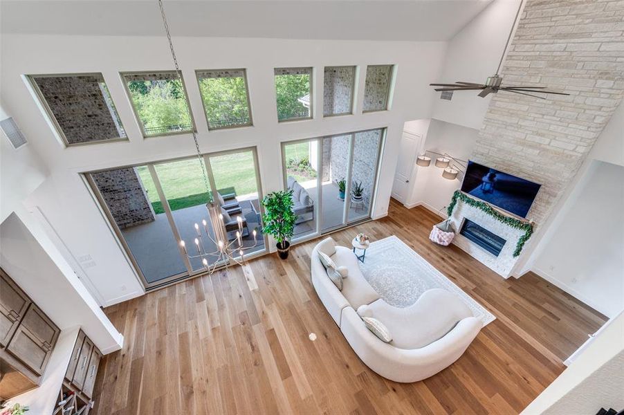 Furnished interior view inside a new home in Sandbrock Ranch, Aubrey (Image 20).