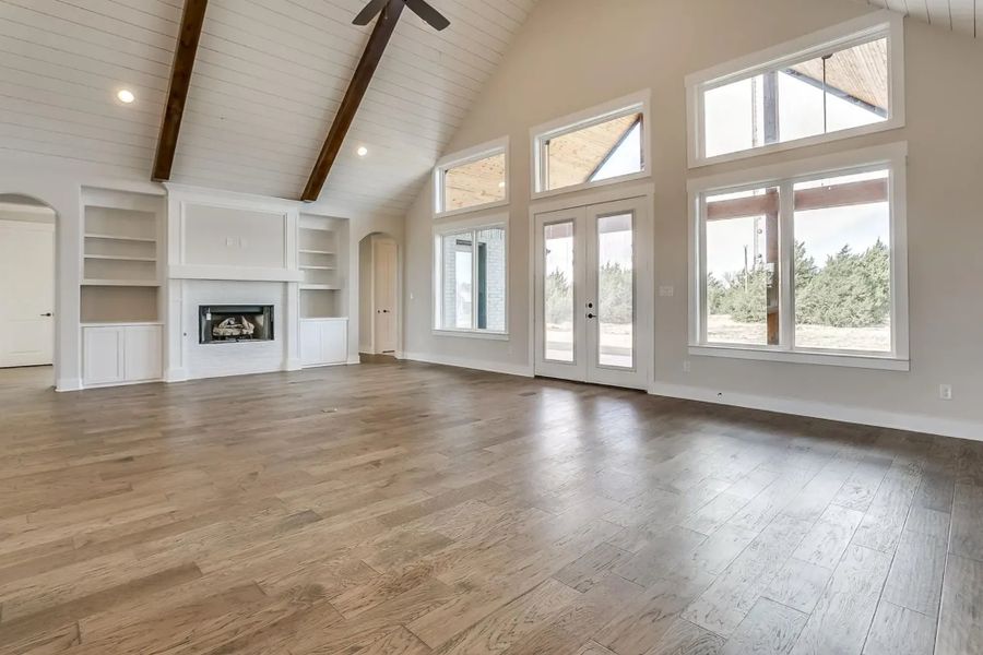 Representative unfurnished interior of a home built from the The Carter by Elmwood Custom Homes in Matthews Farm, Venus (Image 30). Representative unfurnished interior of a home built from the The Carter by Elmwood Custom Homes in Matthews Farm, Venus (Image 30).