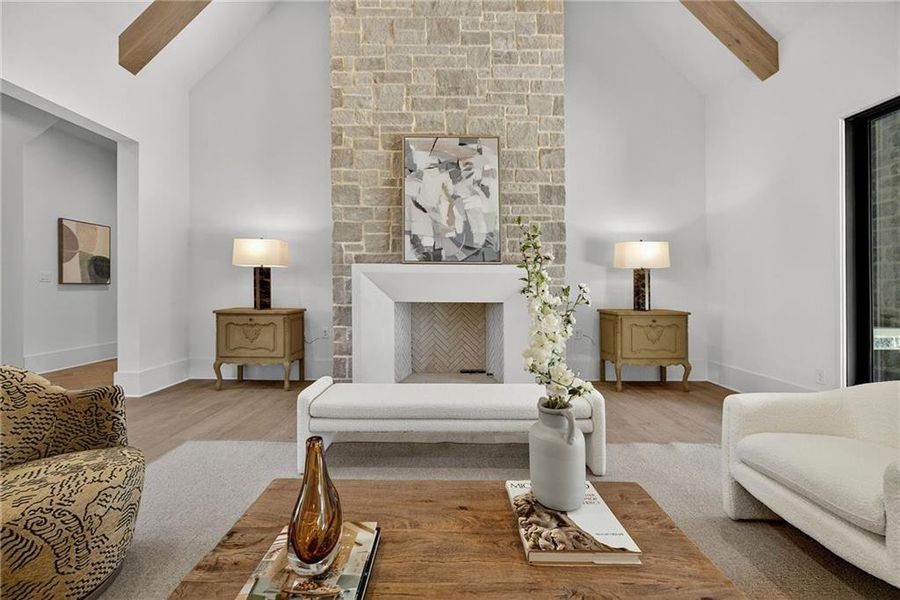 Furnished interior view inside a new home in , Milton (Image 33).