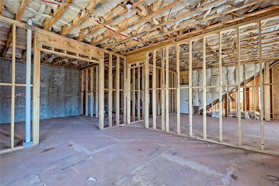 In-progress construction of a new home in , Hiawassee, GA (Image 46).