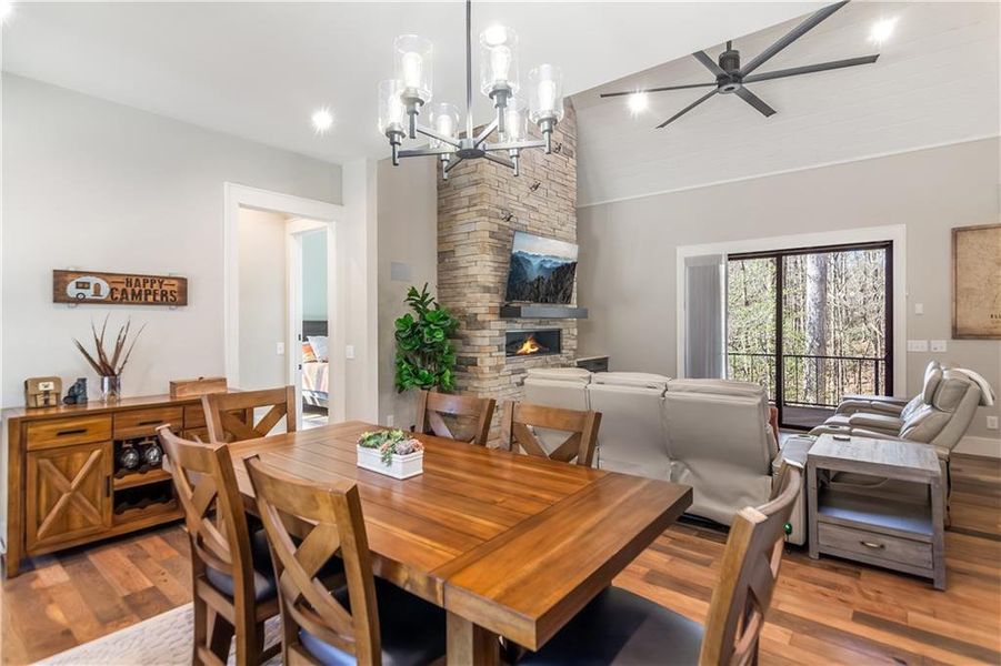 Furnished interior view inside a new home in , Ellijay (Image 35).