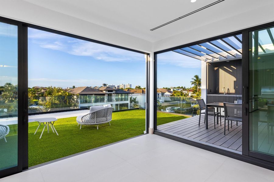 Furnished interior view inside a new home in , Boca Raton (Image 16). Furnished interior view inside a new home in , Boca Raton (Image 16).