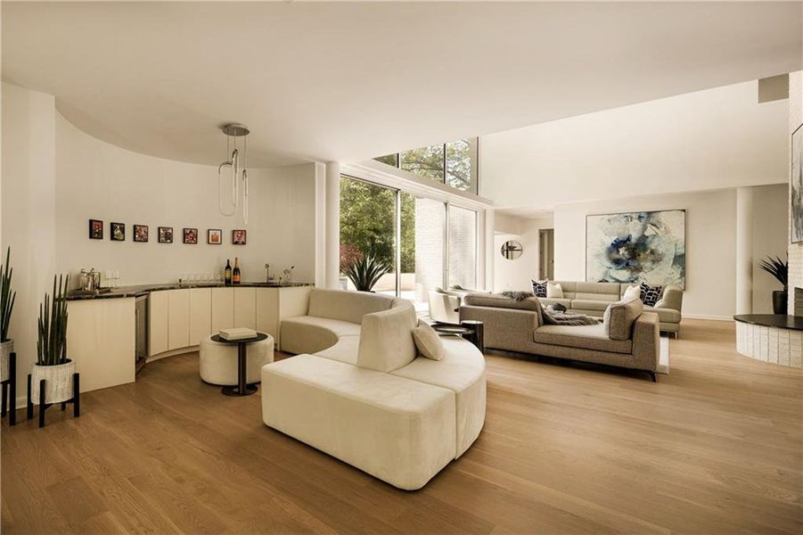 Furnished interior view inside a new home in , Atlanta (Image 16).