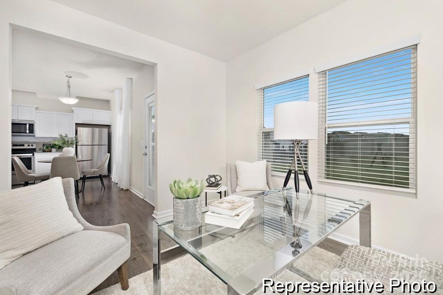 Furnished interior view inside a new home in Autumn Ridge, High Shoals (Image 4). Furnished interior view inside a new home in Autumn Ridge, High Shoals (Image 4).