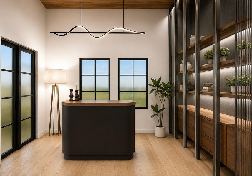 Furnished interior view inside a new home in , Hempstead (Image 9).