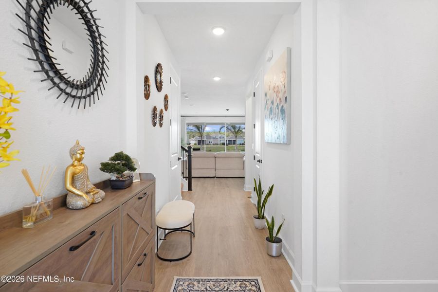 Furnished interior view inside a new home in TrailMark, St. Augustine (Image 10).