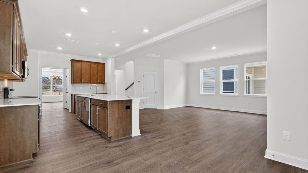 Furnished interior view inside a new home in Madden West, Fuquay Varina (Image 6).