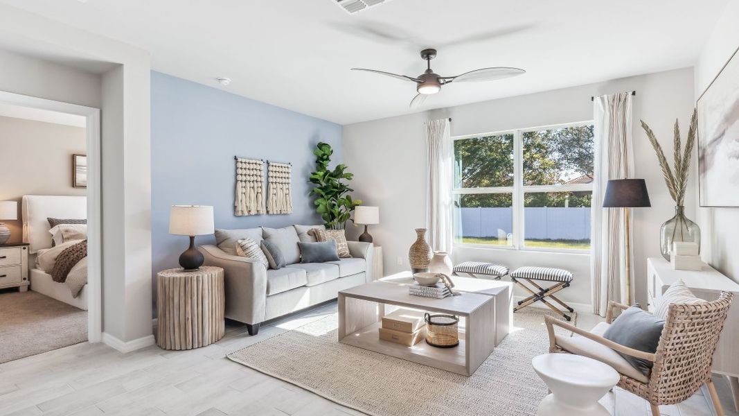 Furnished interior view inside a new home in LaBelle Homes, Labelle (Image 5). Furnished interior view inside a new home in LaBelle Homes, Labelle (Image 5).
