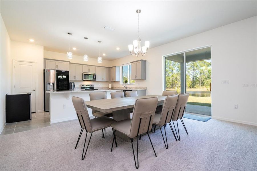 Furnished interior view inside a new home in , Clermont (Image 45). Furnished interior view inside a new home in , Clermont (Image 45).