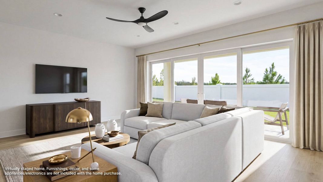Furnished interior view inside a new home in Reserve at Berry Bay, Wimauma (Image 6).