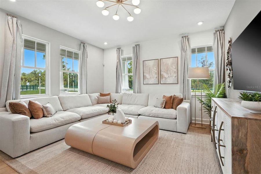 Furnished interior view inside a new home in Celebration, Celebration (Image 6).