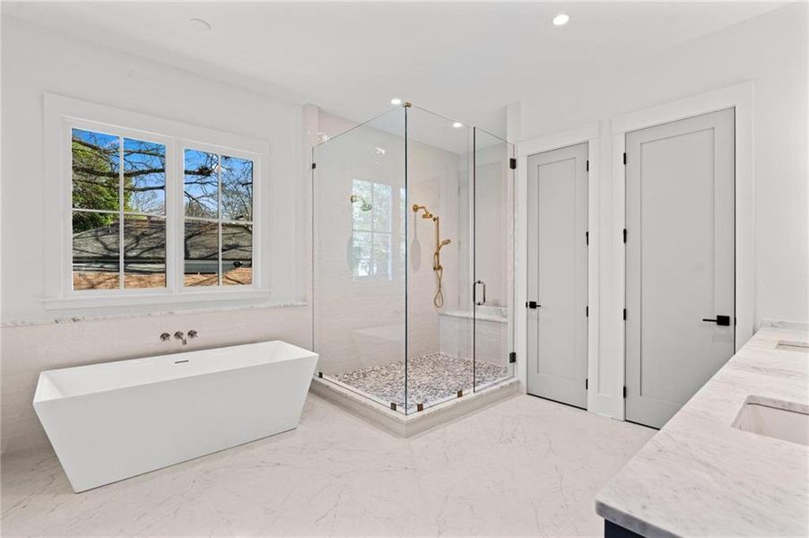 Furnished interior view inside a new home in , Atlanta (Image 36).