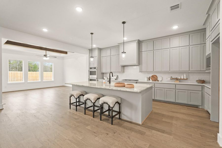 Furnished interior view inside a new home in Colton, Todd Mission (Image 11). Furnished interior view inside a new home in Colton, Todd Mission (Image 11).