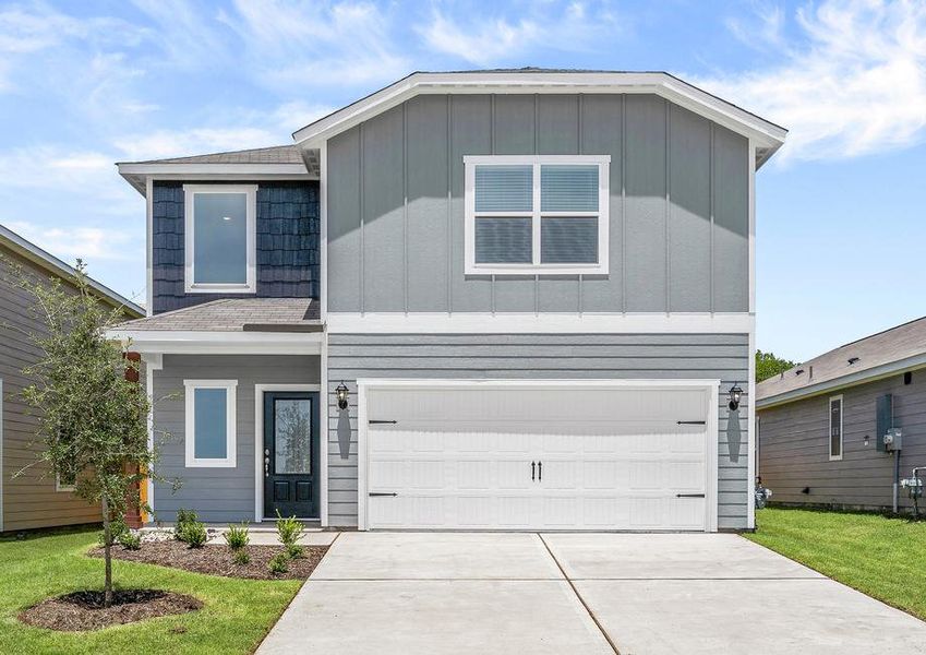 The Colorado floor plan is a gorgeous two-story home.