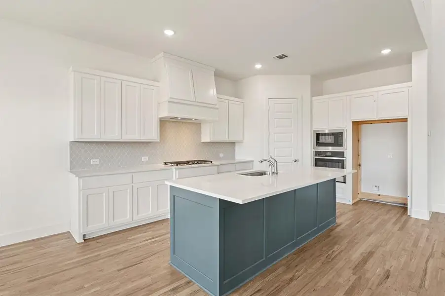 Furnished interior view inside a new home in Settlers Glen, New Fairview (Image 5).