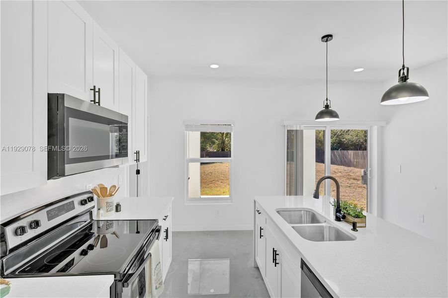 Furnished interior view inside a new home in , Punta Gorda (Image 8).