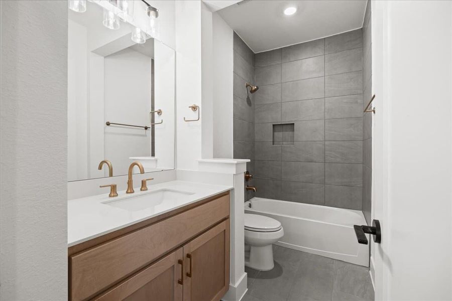 Furnished interior view inside a new home in Sweetwater, Austin (Image 30).