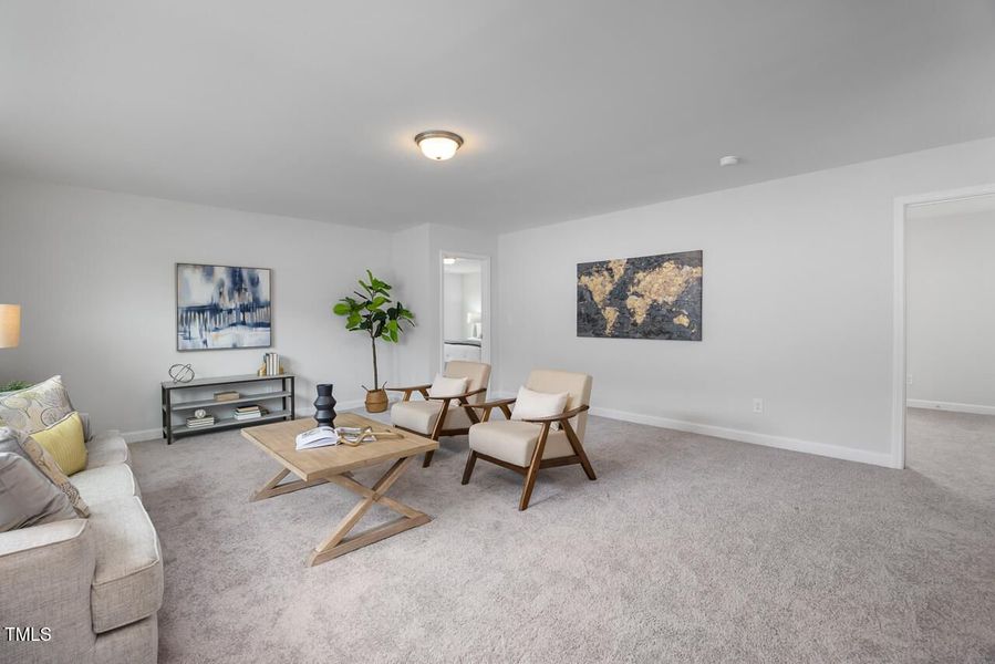 Furnished interior view inside a new home in Gregory Village, Lillington (Image 45). Furnished interior view inside a new home in Gregory Village, Lillington (Image 45).