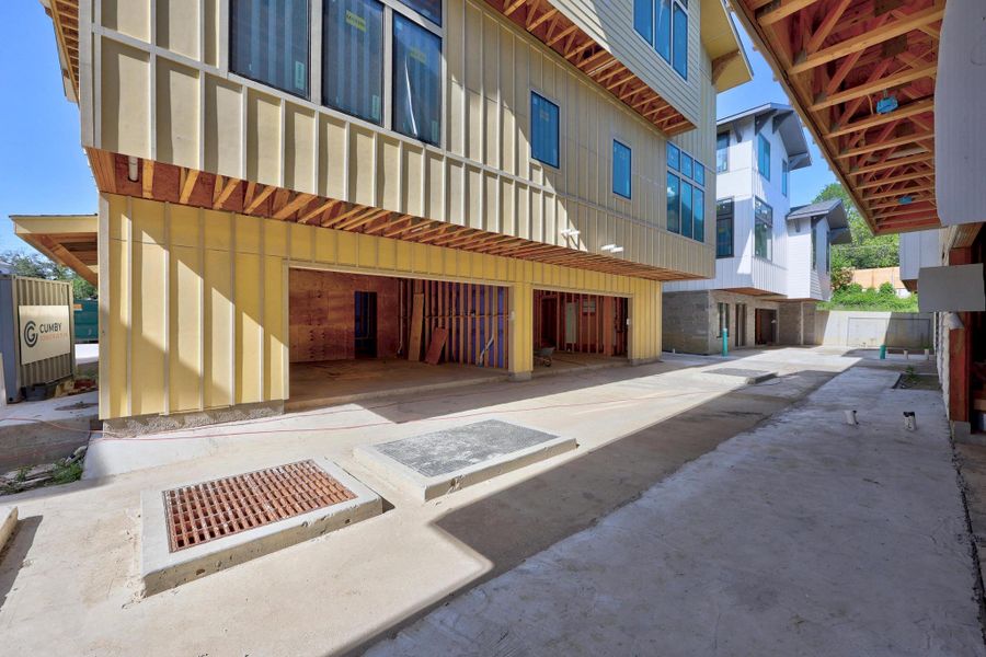 Front exterior of a new home in Westline, Austin, TX, highlighting curb appeal (Image 2).