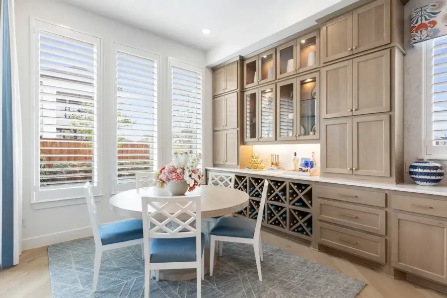 Representative Breakfast Nook - some options shown Representative Breakfast Nook - some options shown