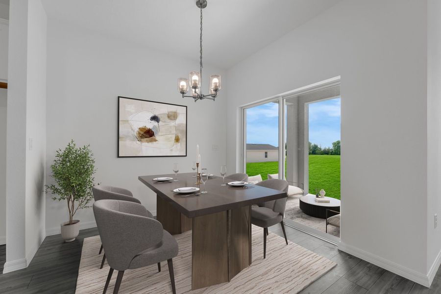Furnished interior view inside a new home in Avalon Park Tavares Single Family Homes, Tavares (Image 13).